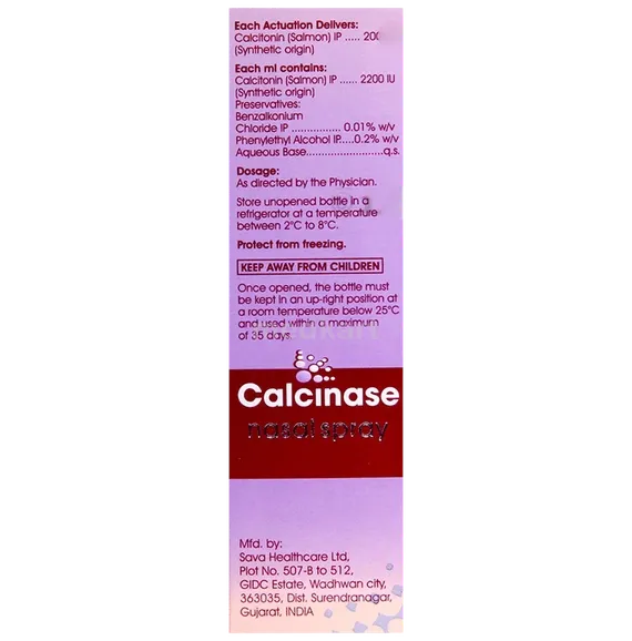 calcinase nasal spray 3.7 ml